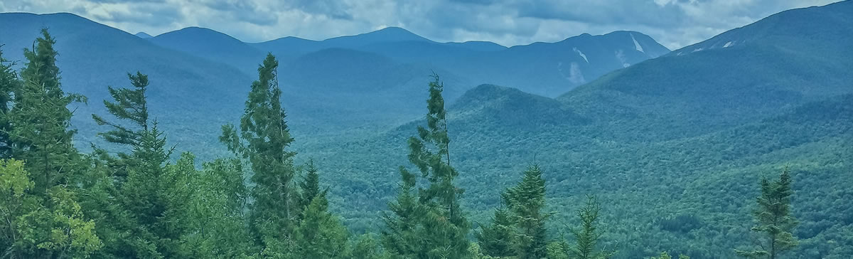 View of Mountains in Essex County NY